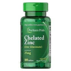 PURITAN'S PRIDE Chelated Zinc 100 tabletek